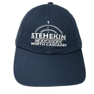 Stehekin North Cascades Baseball Cap Blue One Size Authentic Headshots Kc Caps